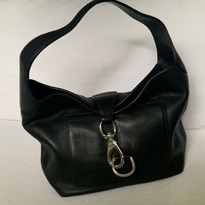 Dooney & Bourke black leather shoulder bag